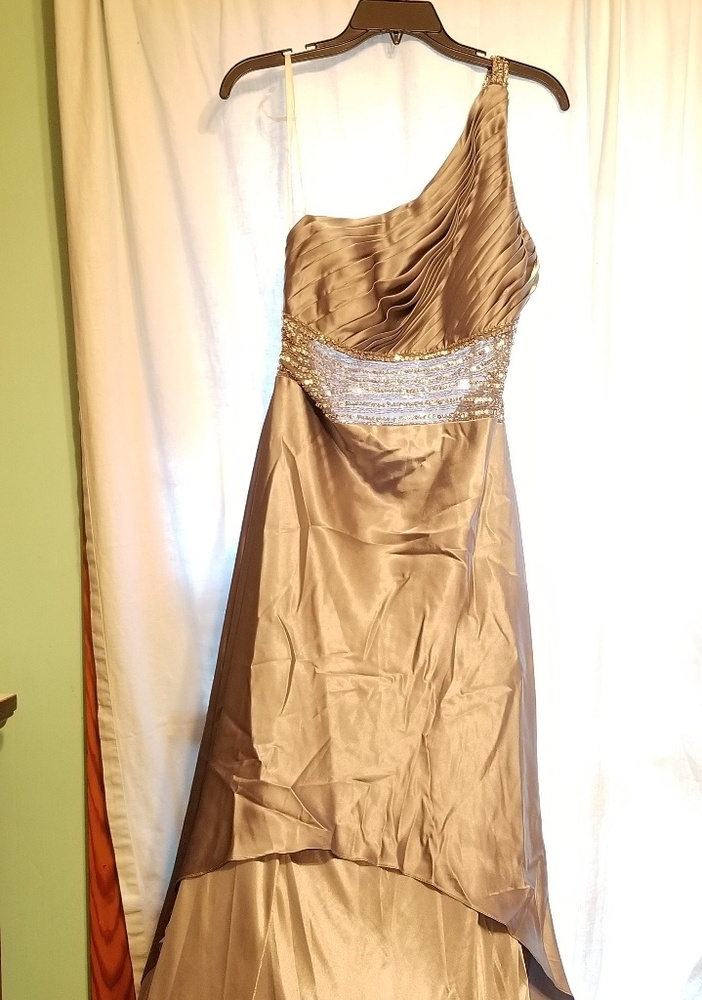 Silver dress High-Low (Homecoming, prom, spec.occ)